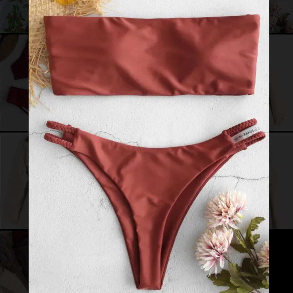 ZAFUL Rose Bikini Large